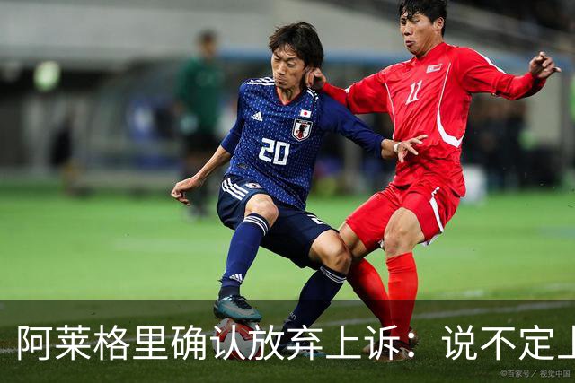 阿莱格里确认放弃上诉：说不定上诉之后不是禁赛两场而是四场